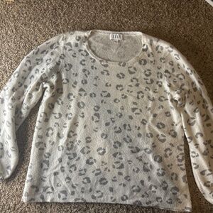 Cheetah print sweater